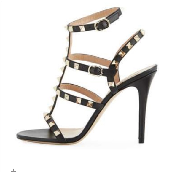 Valentino Garavani Rockstud Leather Sandals - Picture 3 of 8